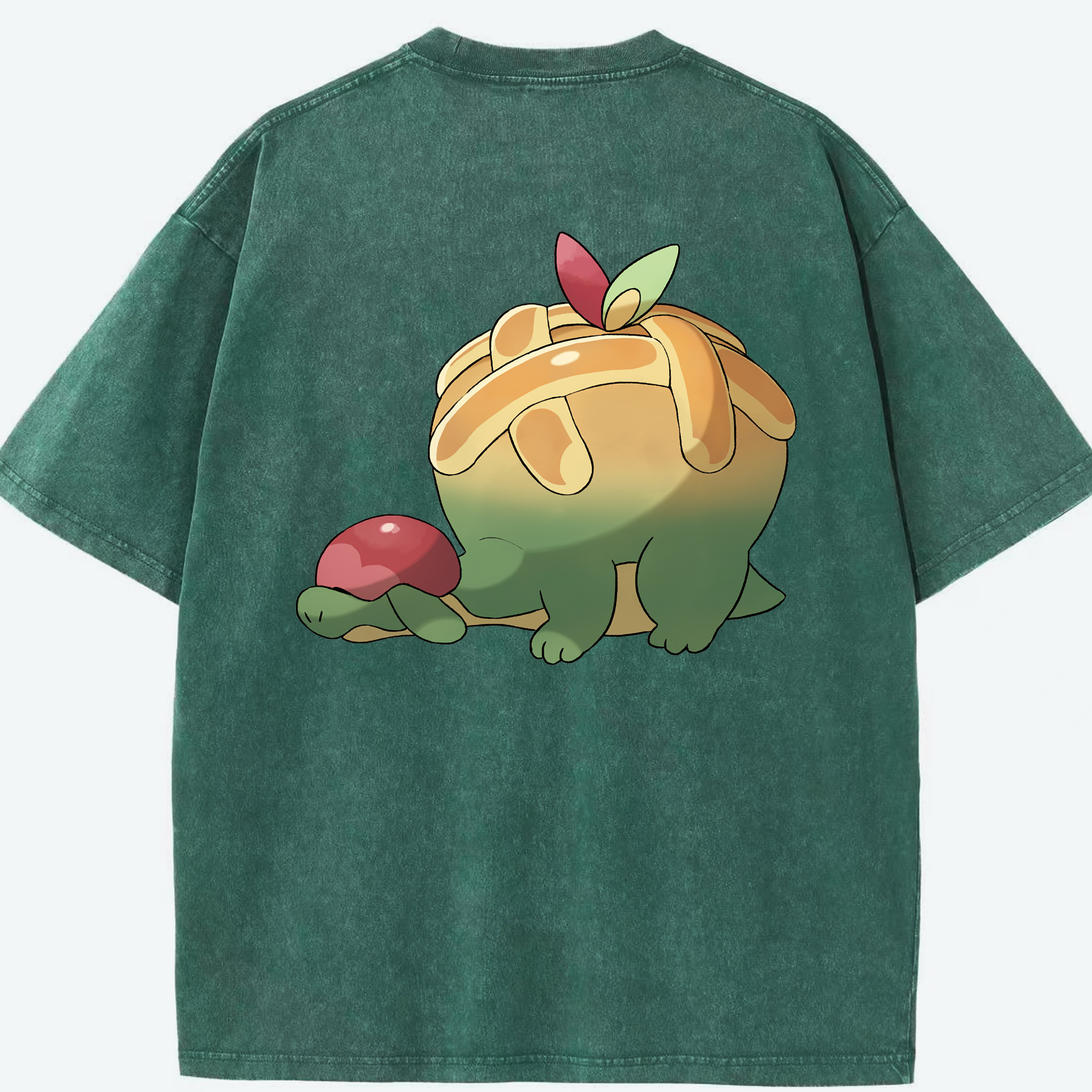 （画像用） ポケットモンスター Pokémon 綿100% ヴィンテージ風 半袖Tシャツ（背面プリント）